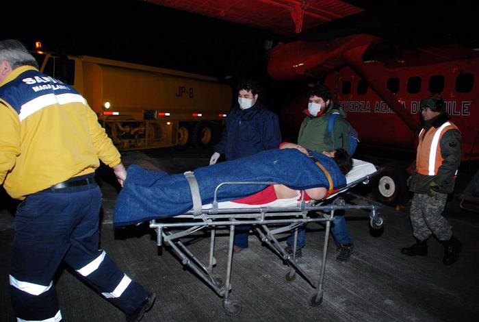 MUJER CON CUADRO DE MENINGITIS FUE EVACUADA DESDE PUERTO WILLIAMS